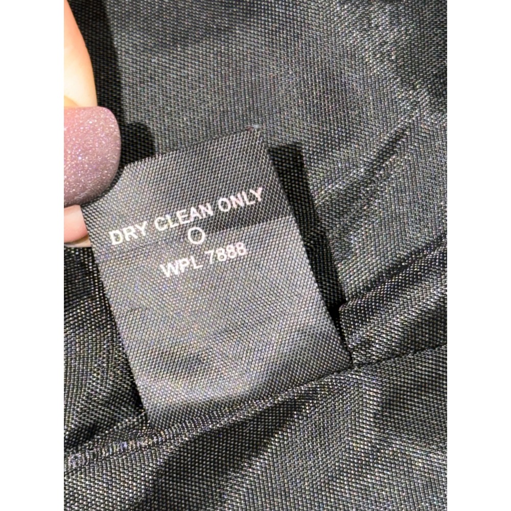 Anne Klein Car Coat Mens L Charcoal Grey Wool Blend Zip Button Jacket Preloved - Picture 9 of 13
